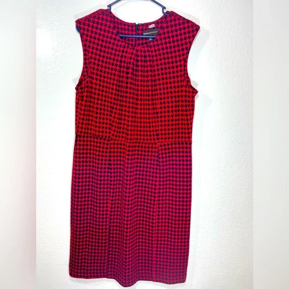 red and black houndstooth dress Red and Black Houndstooth Pattern" A-Line Dress for Sale by TMBTM